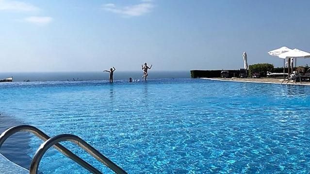 Kaliakria Infinity Pool Apartment Topola Eksteriør bilde